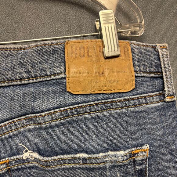 Hollister Jeans 36x32 Ripped Distressed Skater Streetwear Grunge Country Western - Picture 12 of 16